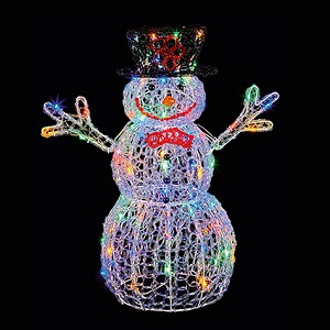 Soft Acrylic Snowman 74cm - Multi Colour | Premier